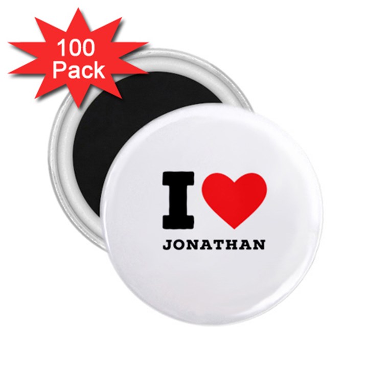 I love jonathan 2.25  Magnets (100 pack) 