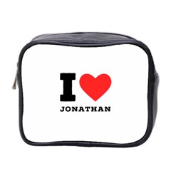 I Love Jonathan Mini Toiletries Bag (two Sides) by ilovewhateva