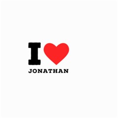 I Love Jonathan Small Garden Flag (two Sides) by ilovewhateva