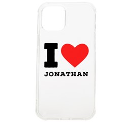 I Love Jonathan Iphone 12 Pro Max Tpu Uv Print Case by ilovewhateva