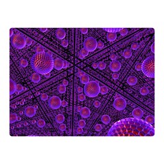 Spheres-combs-structure-regulation Two Sides Premium Plush Fleece Blanket (mini) by Simbadda