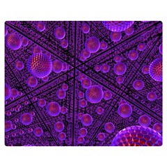 Spheres-combs-structure-regulation Premium Plush Fleece Blanket (medium) by Simbadda