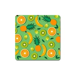 Fruit Tropical Pattern Design Art Square Magnet by danenraven