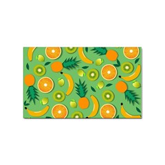 Fruit Tropical Pattern Design Art Sticker Rectangular (100 Pack) by danenraven