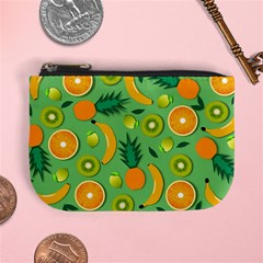 Fruit Tropical Pattern Design Art Mini Coin Purse by danenraven