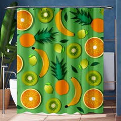 Fruit Tropical Pattern Design Art Shower Curtain 60  X 72  (medium)  by danenraven