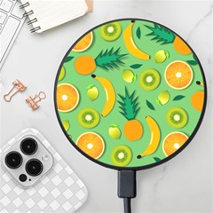 Fruit Tropical Pattern Design Art Wireless Fast Charger(black) by danenraven