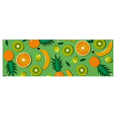 Fruit Tropical Pattern Design Art Banner And Sign 12  X 4  by danenraven