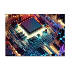 Ai Generated Motherboard City Technology Tech Cpu Sticker A4 (10 Pack) by Jancukart