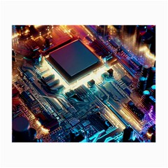 Ai Generated Motherboard City Technology Tech Cpu Small Glasses Cloth