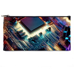 Ai Generated Motherboard City Technology Tech Cpu Pencil Case