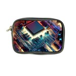 Ai Generated Motherboard City Technology Tech Cpu Coin Purse Front