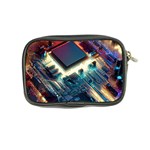 Ai Generated Motherboard City Technology Tech Cpu Coin Purse Back