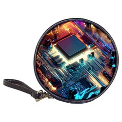 Ai Generated Motherboard City Technology Tech Cpu Classic 20-cd Wallets by Jancukart