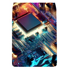 Ai Generated Motherboard City Technology Tech Cpu Removable Flap Cover (s) by Jancukart