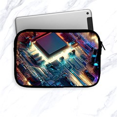 Ai Generated Motherboard City Technology Tech Cpu Apple Ipad Mini Zipper Cases by Jancukart