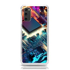 Ai Generated Motherboard City Technology Tech Cpu Samsung Galaxy S20 6 2 Inch Tpu Uv Case by Jancukart