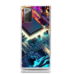 Ai Generated Motherboard City Technology Tech Cpu Samsung Galaxy Note 20 Tpu Uv Case