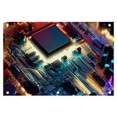 Ai Generated Motherboard City Technology Tech Cpu Banner And Sign 6  X 4  by Jancukart