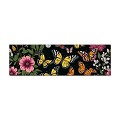 Flowers Butterfly Blooms Flowering Spring Sticker Bumper (10 Pack)