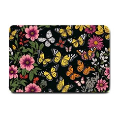 Flowers Butterfly Blooms Flowering Spring Small Doormat