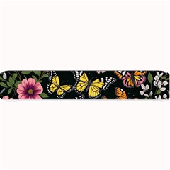 Flowers Butterfly Blooms Flowering Spring Small Bar Mat