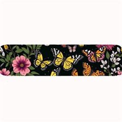 Flowers Butterfly Blooms Flowering Spring Large Bar Mat