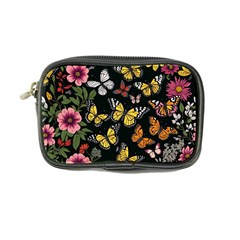 Flowers Butterfly Blooms Flowering Spring Coin Purse