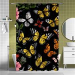 Flowers Butterfly Blooms Flowering Spring Shower Curtain 48  x 72  (Small)  Curtain(48  X 72 ) - 42.18 x64.8  Curtain(48  X 72 )