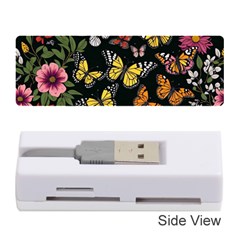 Flowers Butterfly Blooms Flowering Spring Memory Card Reader (stick)