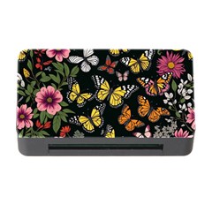 Flowers Butterfly Blooms Flowering Spring Memory Card Reader With Cf by Jancukart