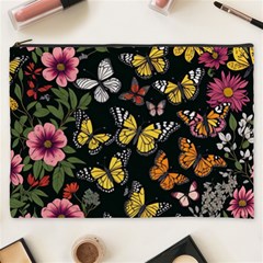 Flowers Butterfly Blooms Flowering Spring Cosmetic Bag (xxxl) by Jancukart