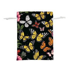 Flowers Butterfly Blooms Flowering Spring Lightweight Drawstring Pouch (s)