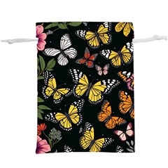 Flowers Butterfly Blooms Flowering Spring Lightweight Drawstring Pouch (xl) by Jancukart