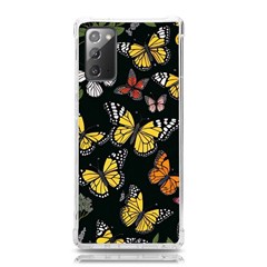 Flowers Butterfly Blooms Flowering Spring Samsung Galaxy Note 20 Tpu Uv Case by Jancukart