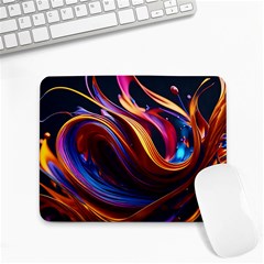 Ai Generated Waves Splash Liquid Paint Wall Small Mousepad