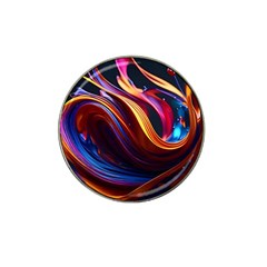 Ai Generated Waves Splash Liquid Paint Wall Hat Clip Ball Marker by Jancukart