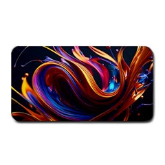 Ai Generated Waves Splash Liquid Paint Wall Medium Bar Mat