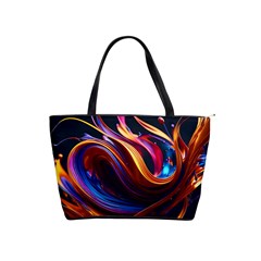 Ai Generated Waves Splash Liquid Paint Wall Classic Shoulder Handbag