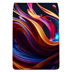 Ai Generated Waves Splash Liquid Paint Wall Removable Flap Cover (s) by Jancukart