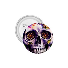 Gothic Sugar Skull 1 75  Buttons by GardenOfOphir