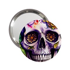 Gothic Sugar Skull 2 25  Handbag Mirrors by GardenOfOphir