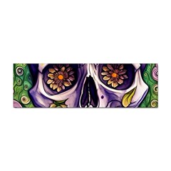 Gothic Sugar Skull Sticker (bumper) by GardenOfOphir