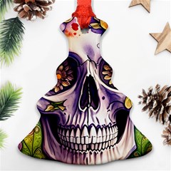 Gothic Sugar Skull Ornament (christmas Tree) 