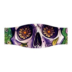 Gothic Sugar Skull Stretchable Headband by GardenOfOphir