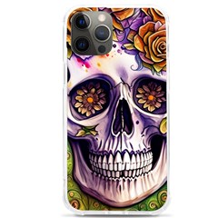 Gothic Sugar Skull Iphone 12 Pro Max Tpu Uv Print Case by GardenOfOphir