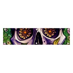 Gothic Sugar Skull Banner And Sign 4  X 1  by GardenOfOphir