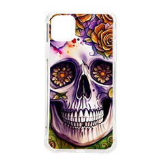 Gothic Sugar Skull Iphone 11 Pro Max 6 5 Inch Tpu Uv Print Case by GardenOfOphir