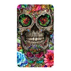 Retro Floral Skull Memory Card Reader (rectangular) by GardenOfOphir