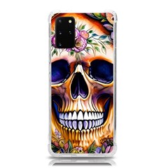 Bone Skull Floral Samsung Galaxy S20plus 6 7 Inch Tpu Uv Case by GardenOfOphir